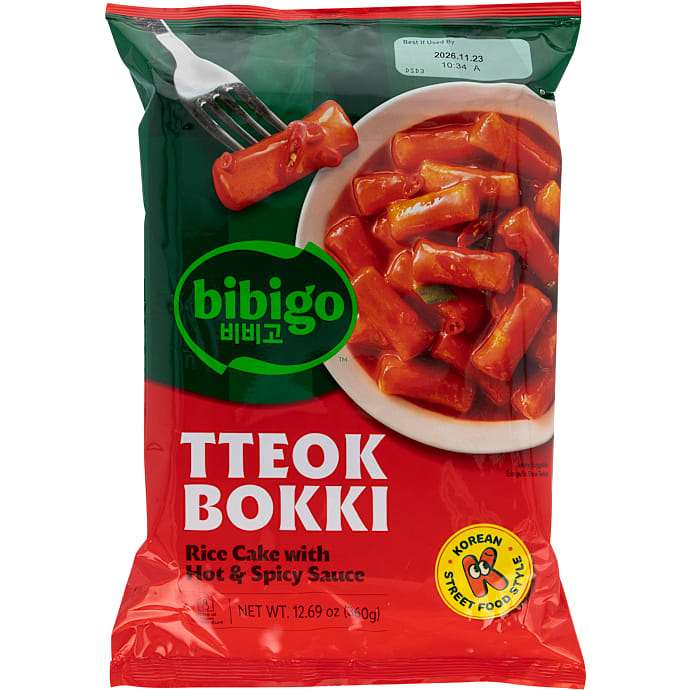 Bibigo Riskage med Stærk Sauce