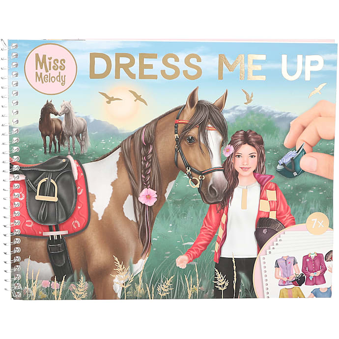 Miss Melody Dress Me Up Stickersbog Bred