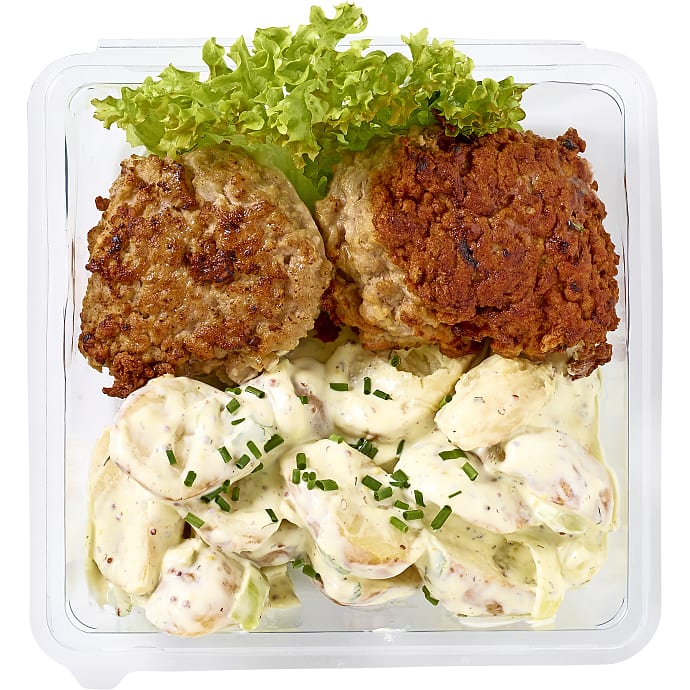 Frikadeller m. kartoffelsalat