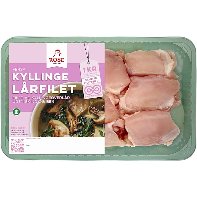 Kyllingelårfilet u. skind