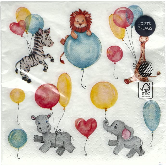 Fødselsdagsservietter