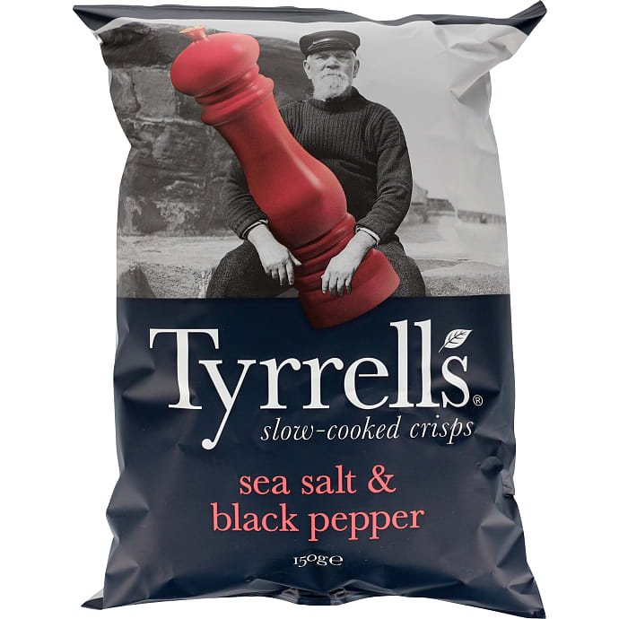 Chips m. havsalt og sort peber
