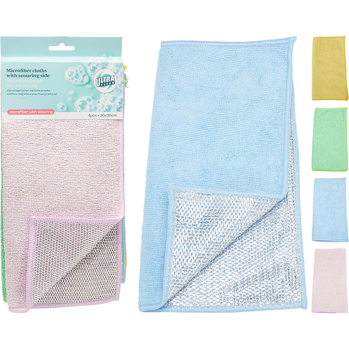 Ultra Clean Mikrofiber Klud med Skureside