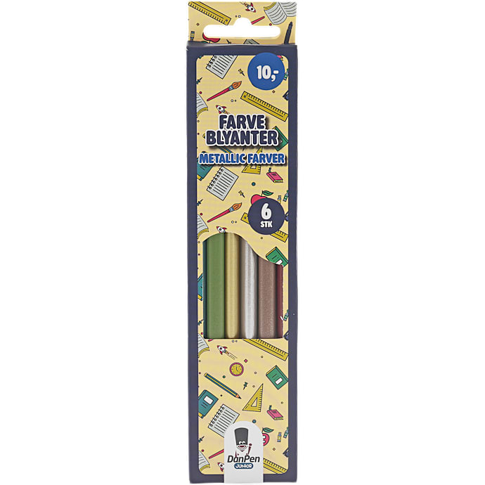 Danpen Junior Farveblyanter Metallic