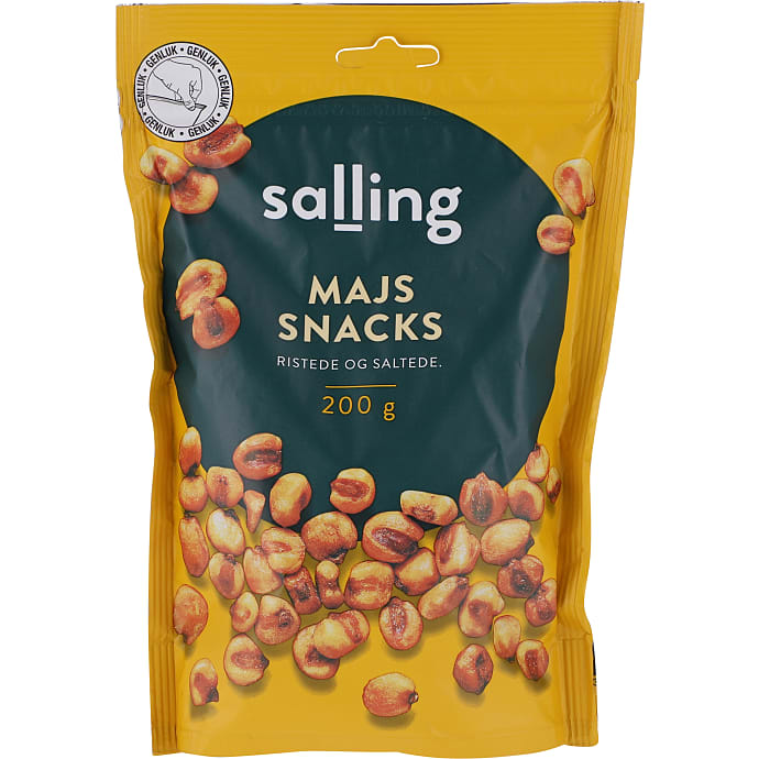 Majssnacks m. salt