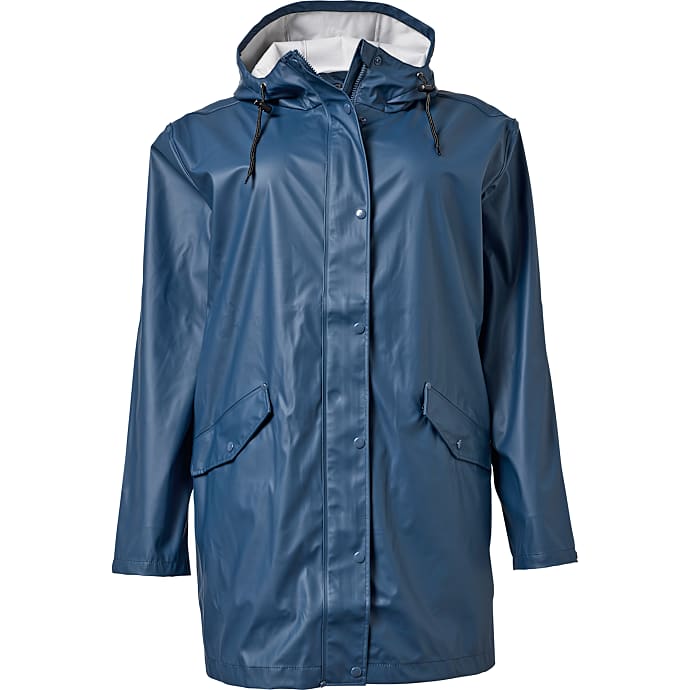 Basecamp dame regnjakke str. S - blå