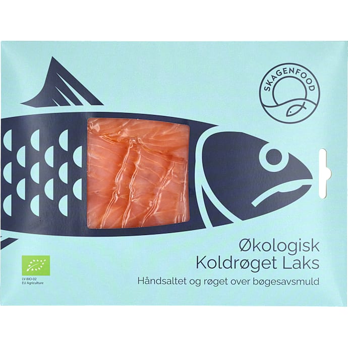 Koldrøget laks i skiver