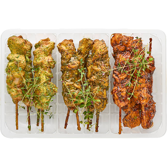 Grillbakke m. kyllingespyd