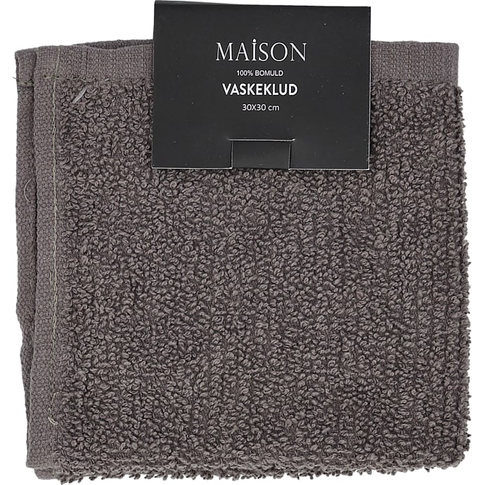 MAISON håndklæde 30x30 cm - grå