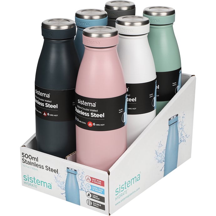 Sistema drikkeflaske i rustfri stål (500ml)