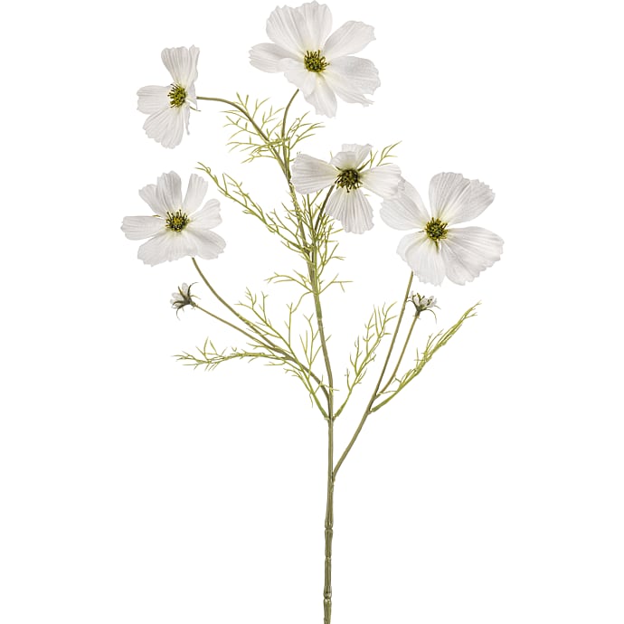 Kunstig Blomsterstilk Cosmos Hvid