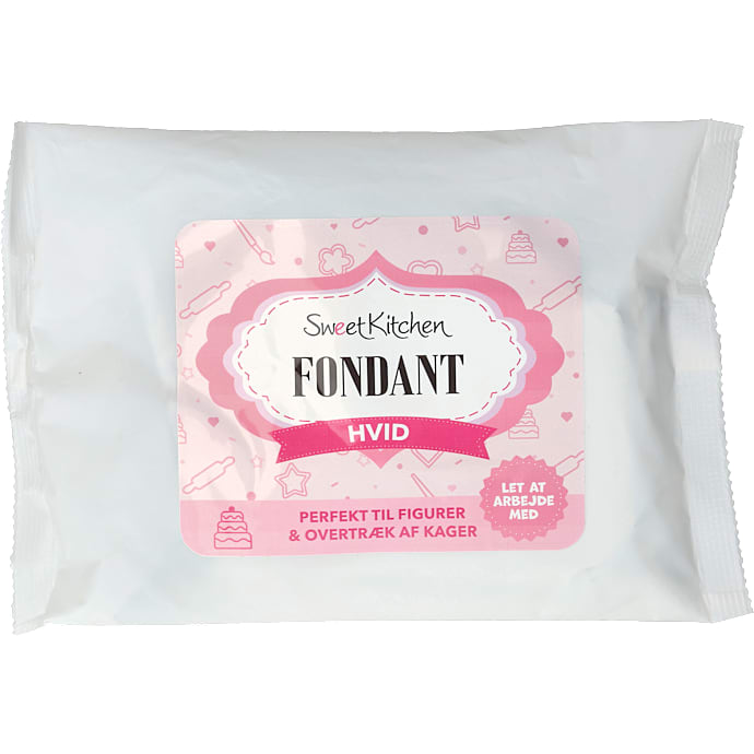 Fondant hvid – produktbillede