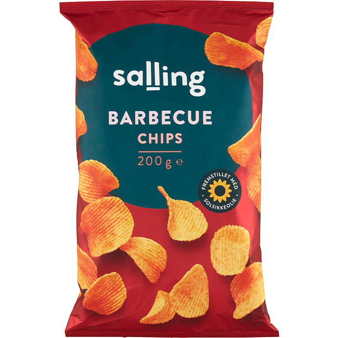 Chips m. barbecue