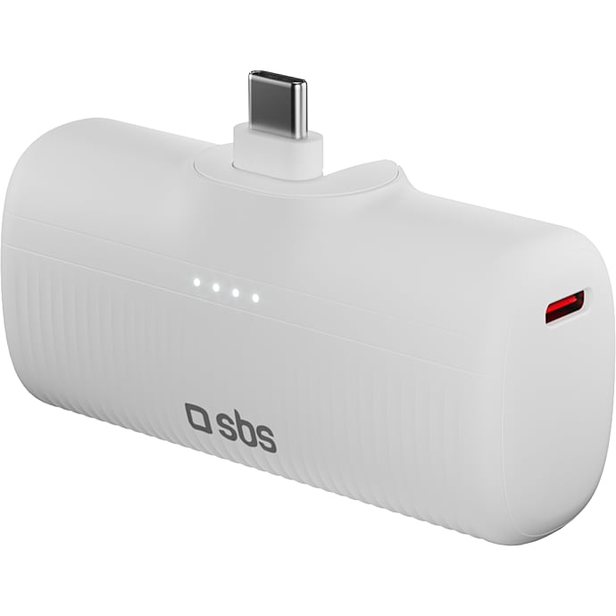 SBS ECO Powerbank 5000mAh Hvid