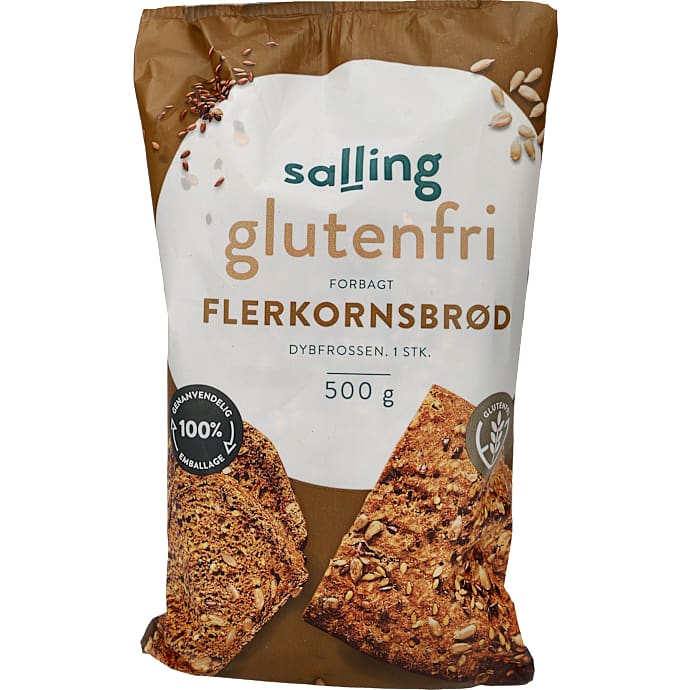 Flerkornsbrød glutenfri laktosefri
