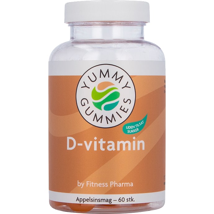 Fitness Pharma D-vitamin appelsinsmag uden tilsat sukker
