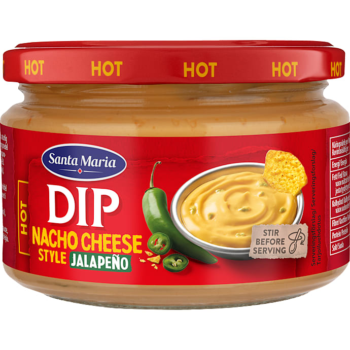 Ostedip m. jalapeños stærk – produktbillede