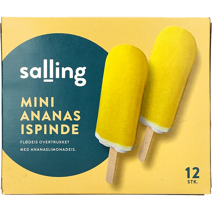 Salling Flødeispinde Ananas Mini