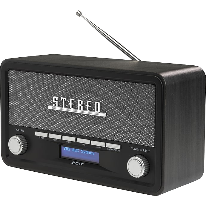 Denver DAB-18 DAB+/FM Radio Mørkegrå