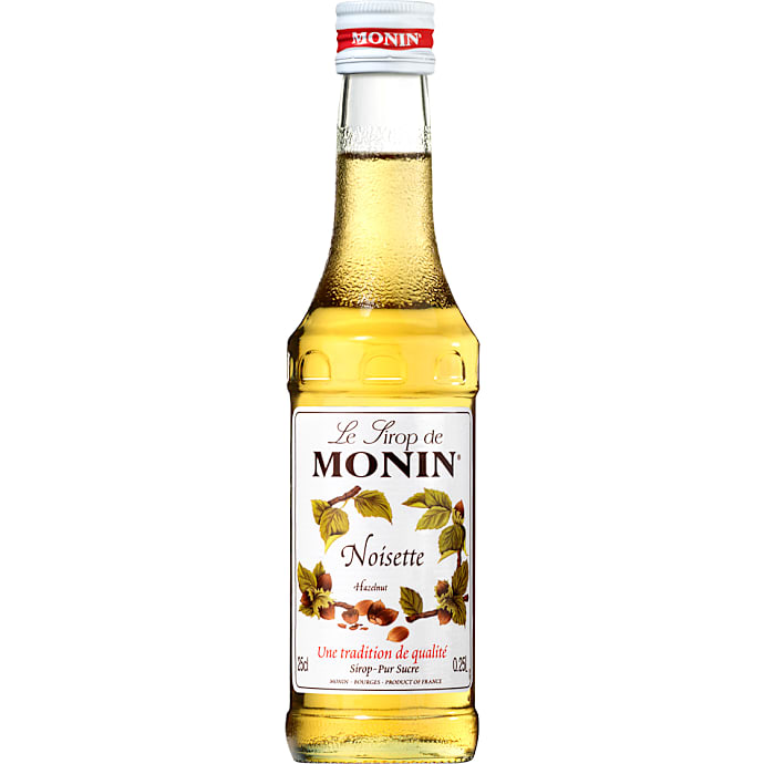 MONIN HASSELNØD SYRUP 25 CL