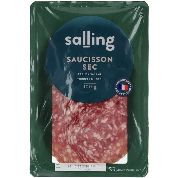 Salling Tørret fransk salami i skiver