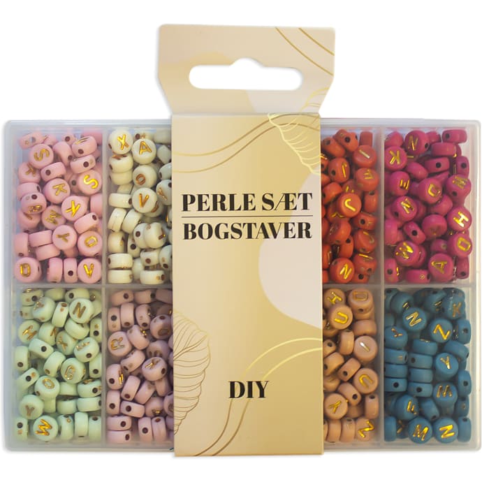 1Conzept Perleæske Guldfarvet Bogstaver