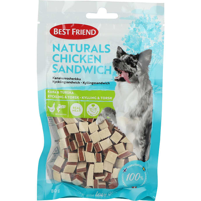 Best Friend Godbidder m. Kylling 80 g