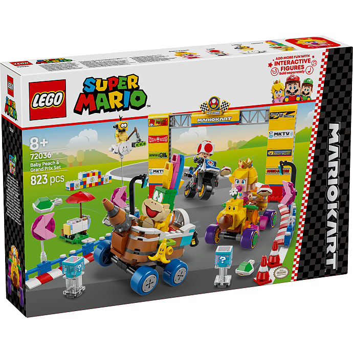 LEGO Super Mario Mario Kart Baby Peach og racerlegetøj