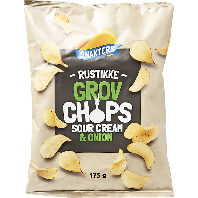 Snaxters Grove chips sour cream & onion