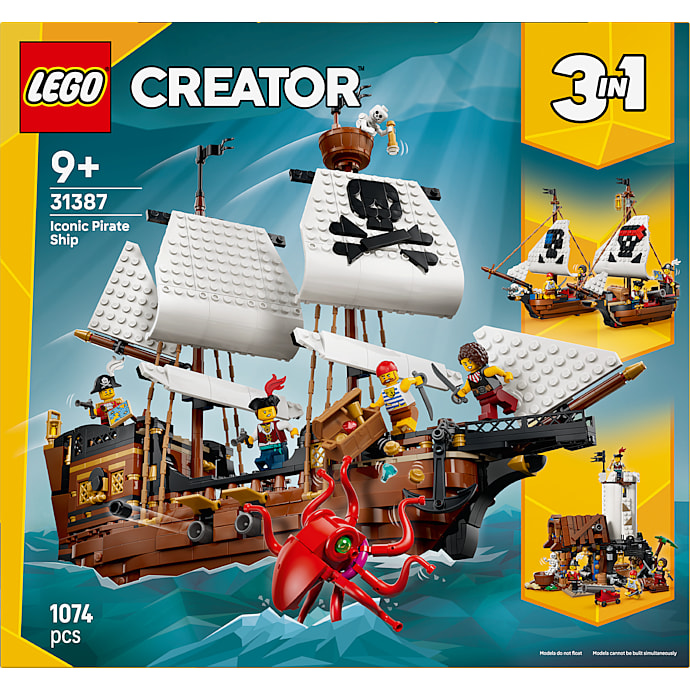 LEGO Creator 3-i-1 Ikonisk piratskib 31387