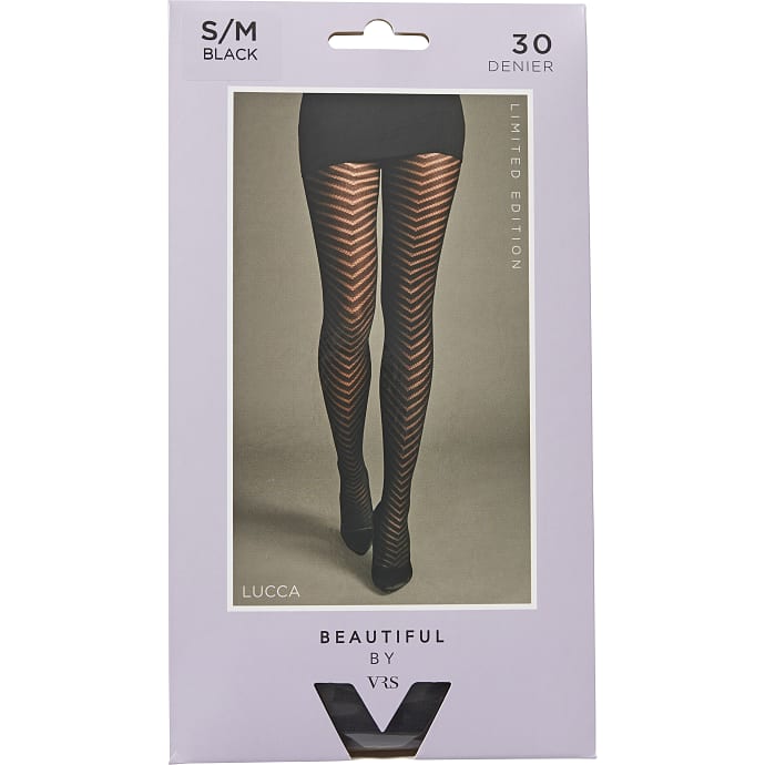 VRS strømpebukser Lucca str. L/XL - sort