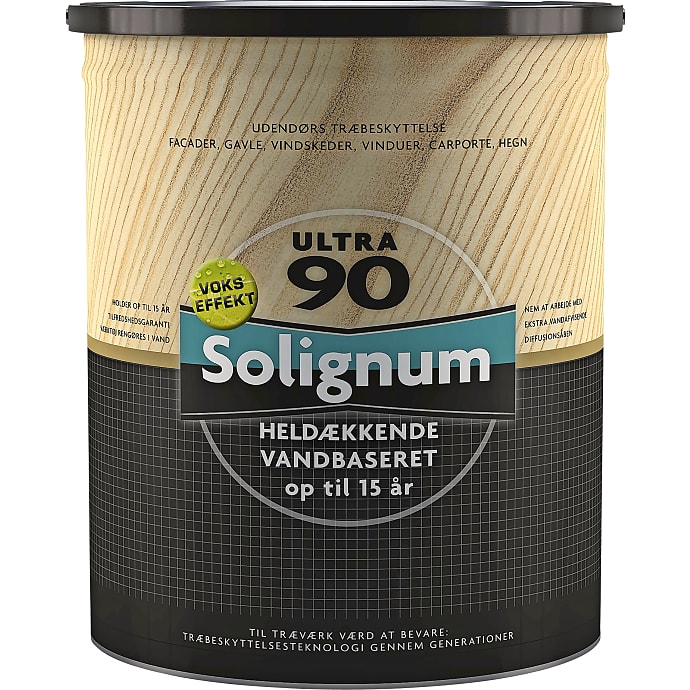 Solignum Ultra 90 dækkende træbeskyttelse hvid