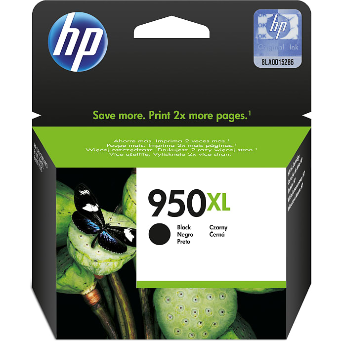 HP blæk nr. 950 XL sort