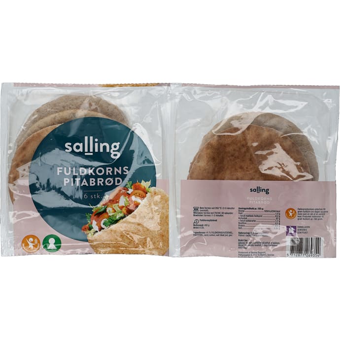 Salling Fuldkornspitabrød