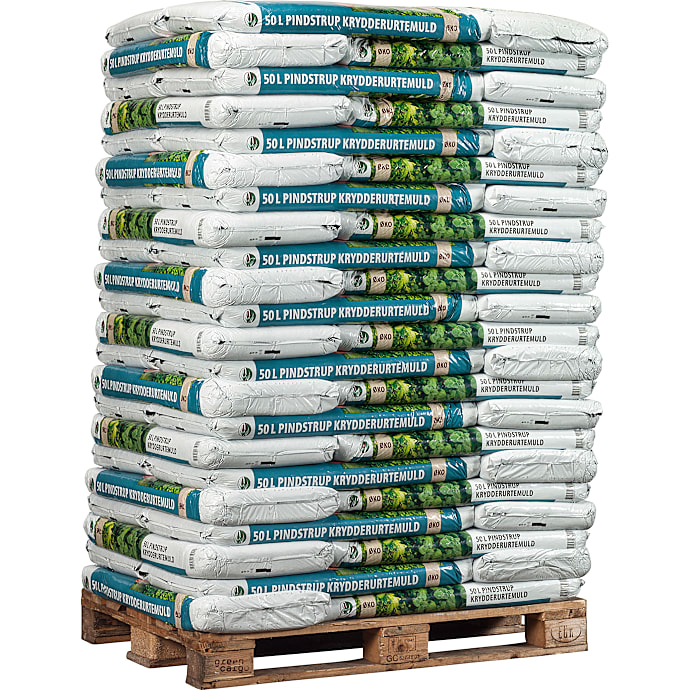 Pindstrup Krydderurtemuld m. øko gødning Storkøb 66 stk × 50 L