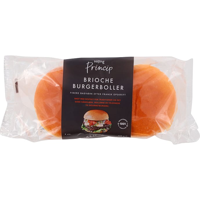 Salling Princip Brioche Burgerbolle