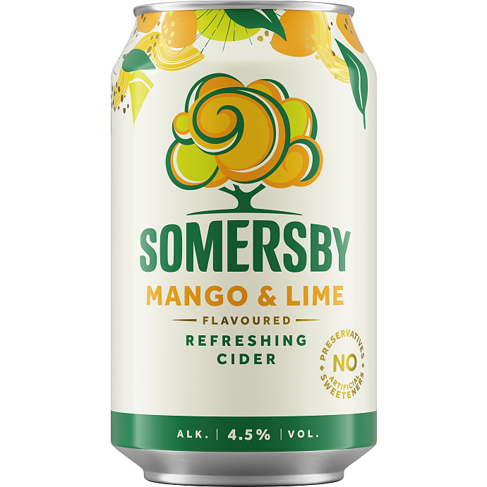 Cider m. mango- og limesmag