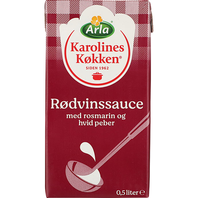 Rødvinssauce m. rosmarin og hvid peber