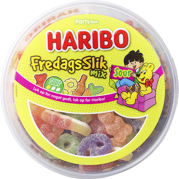 Haribo Fredags slik mix sour