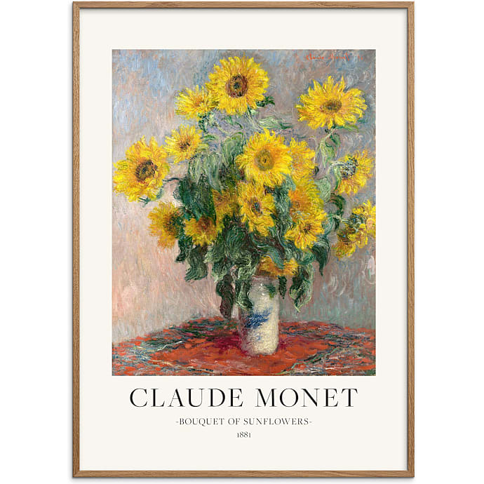Citatplakat Bouquet Of Sunflowers 70x100