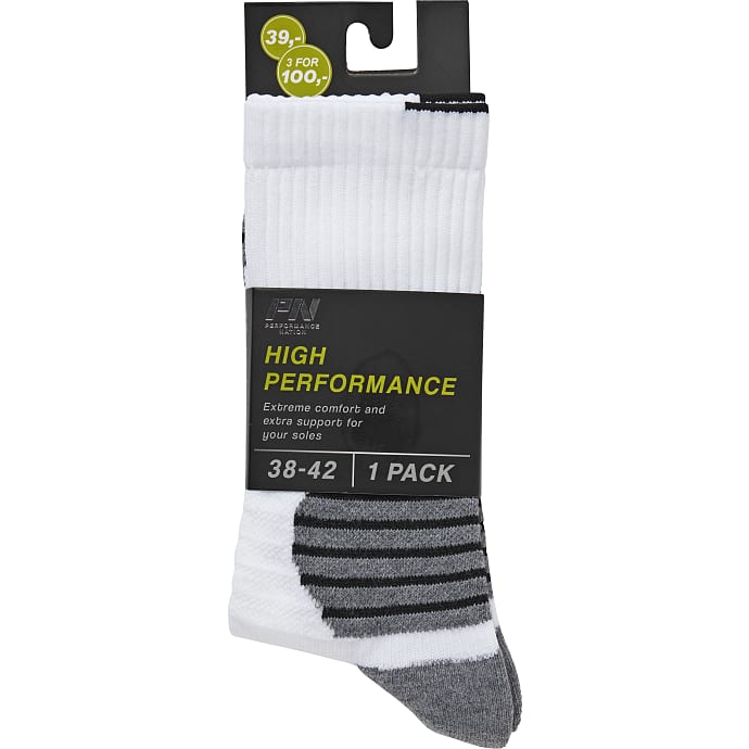 Performance Nation high-performance strømper str. 35/38 - hvid