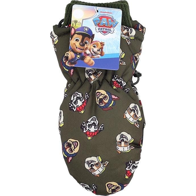 Paw Patrol børne luffer str. 3-5 år - oliven
