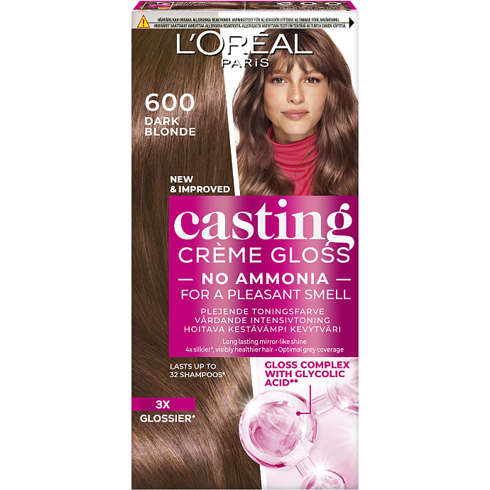 Gloss Complex toningsfarve 600 Dark Blonde m. glykolsyre u. ammoniak