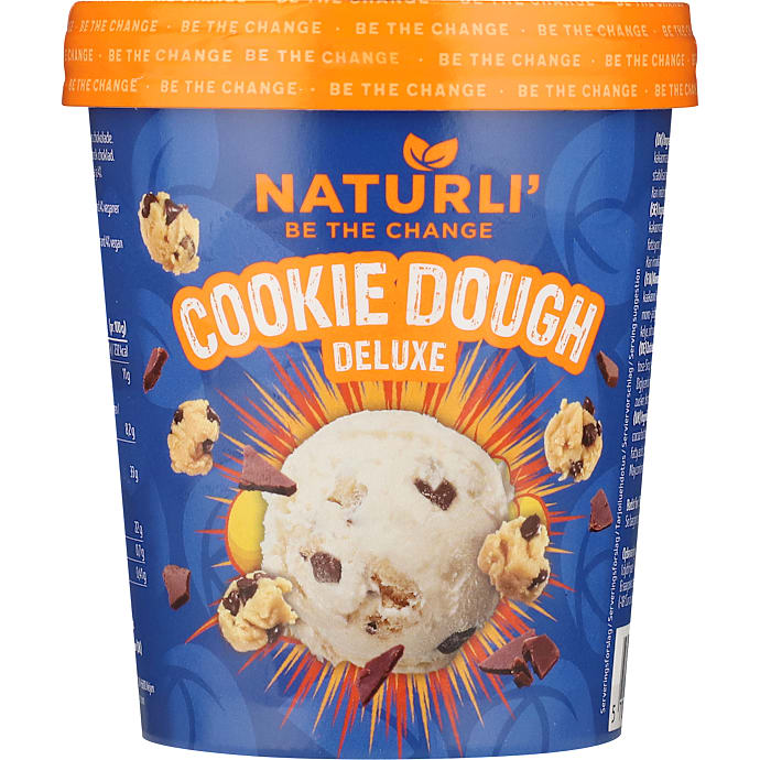 Naturli Cookie Dough vegansk is 450 ml