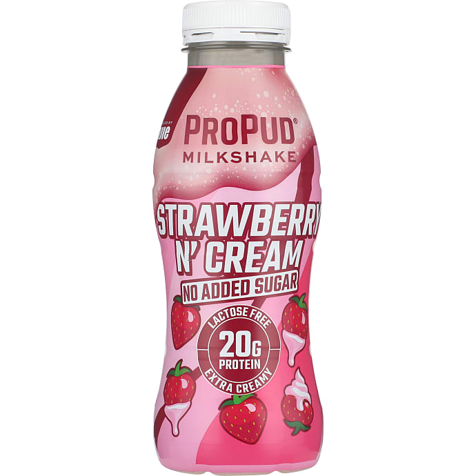 ProPud Proteinmilkshake Jordbær Laktosefri