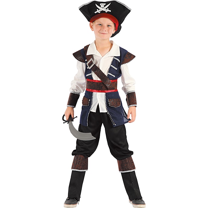 Pirat deluxe kostume str. 116