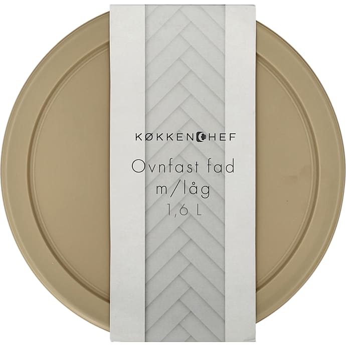 Ovnfast fad m/låg - 1,6 liter