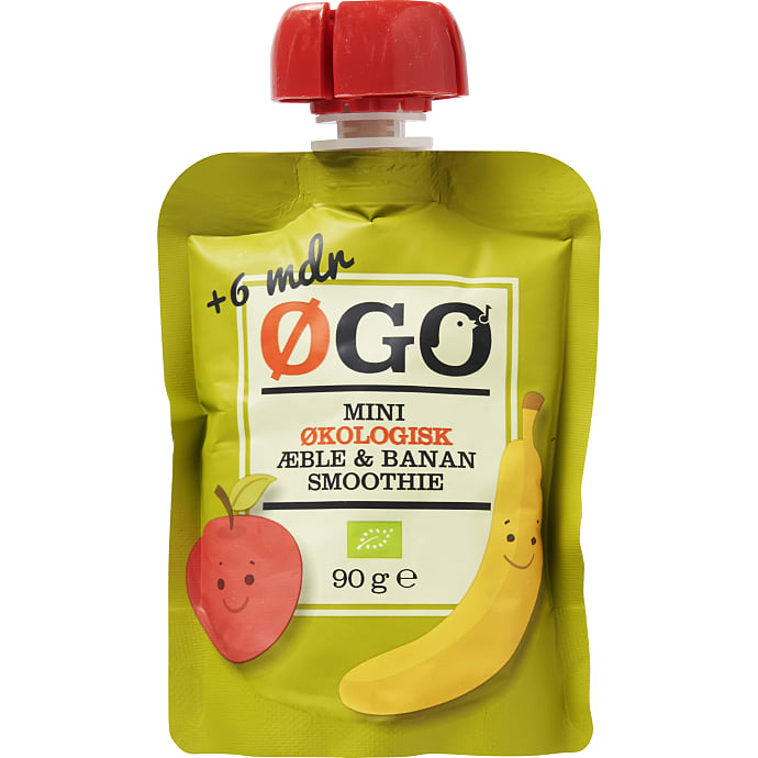 ØGO Smoothie æble og banan øko 90 g