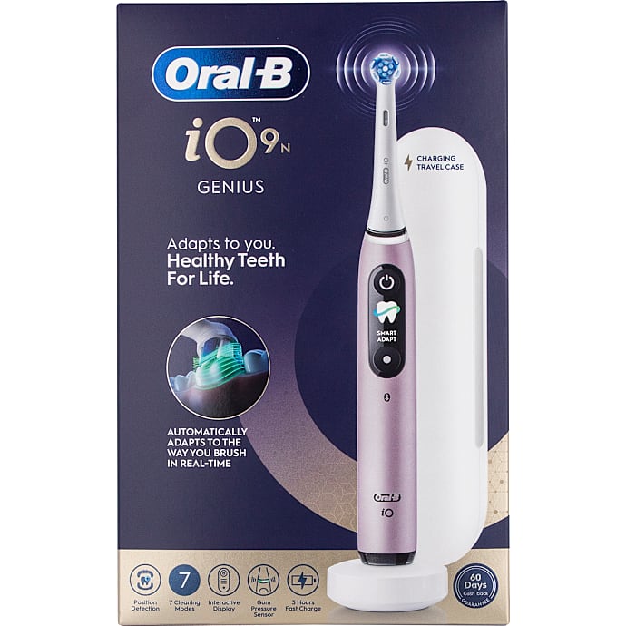 Oral-B iO9 elektrisk tandbørste Rose Quartz