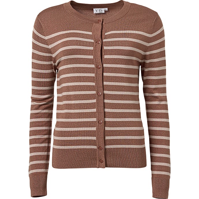 VRS dame cardigan str. L - brun